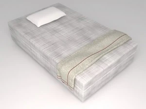 tempat tidur bayi 05 Model 3D