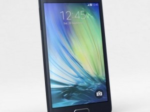 samsung galaxy a3 and a3 duos black 3D Model