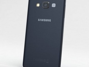 samsung galaxy a3 and a3 duos black 3D Model