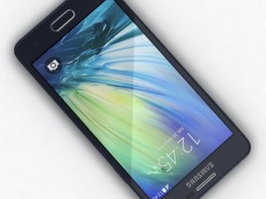 samsung galaxy a3 and a3 duos black 3D Model