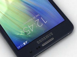 samsung galaxy a3 and a3 duos black 3D Model