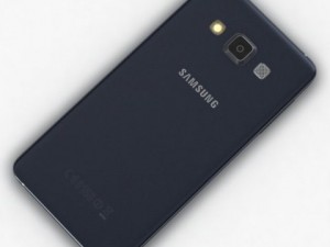 samsung galaxy a3 and a3 duos black 3D Model