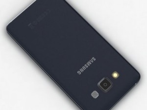 samsung galaxy a3 and a3 duos black 3D Model