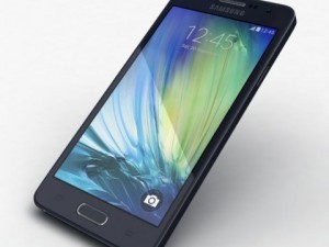 samsung galaxy a3 and a3 duos black 3D Model