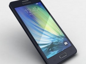 samsung galaxy a3 and a3 duos black 3D Model