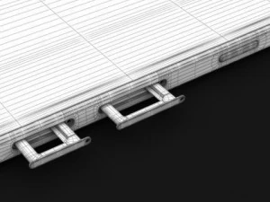 samsung galaxy a3 dan a3 duo hitam Model 3D