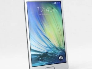 samsung galaxy a3 dan a3 duos warna putih Model 3D