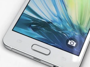 samsung galaxy a3 dan a3 duos warna putih Model 3D