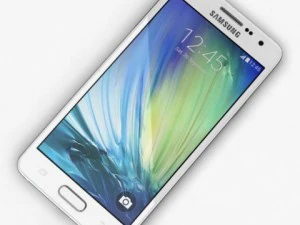 samsung galaxy a3 dan a3 duos warna putih Model 3D