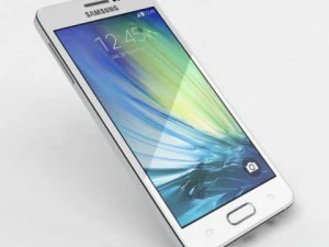 samsung galaxy a3 dan a3 duos warna putih Model 3D