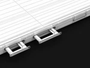 samsung galaxy a3 dan a3 duos warna putih Model 3D