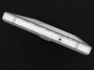 samsung galaxy a3 dan a3 duos warna putih Model 3D