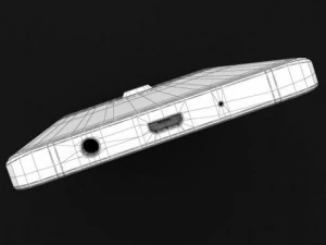 samsung galaxy a3 dan a3 duos warna putih Model 3D