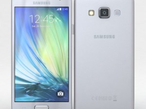 samsung galaxy a3 and a3 duos silver Model 3D