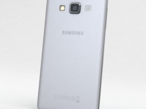 samsung galaxy a3 and a3 duos silver 3D Modell