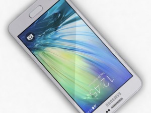 samsung galaxy a3 and a3 duos silver 3D Modell