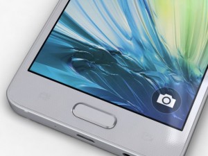 samsung galaxy a3 and a3 duos silver 3D Modell