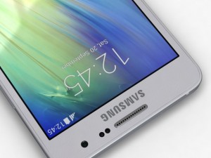samsung galaxy a3 and a3 duos silver 3D Modell