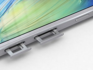 samsung galaxy a3 and a3 duos silver 3D Modell