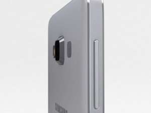 samsung galaxy a3 and a3 duos silver 3D Modell