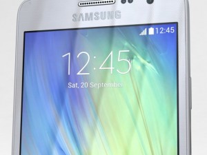 samsung galaxy a3 and a3 duos silver 3D Modell