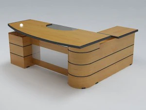 कार्यकारी डेस्क 02 3D मॉडल