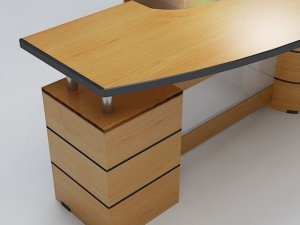 executive desk 02 3D Модель