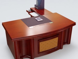 executive desk 03 Model 3D