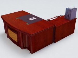 executive desk 03 3D Model