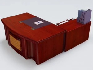 executive desk 03 3D Model