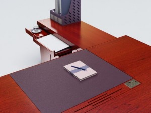 executive desk 03 3D Model
