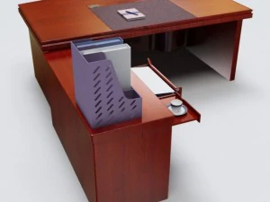 executive desk 03 3D Model