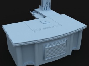 executive desk 03 3D Model