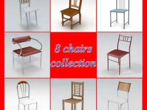 kursi paket 1 Model 3D