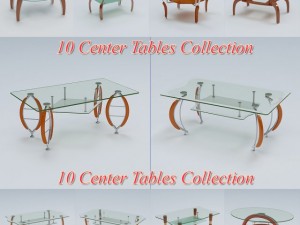 tables pack 3 Model 3D