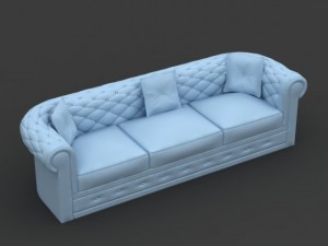 sofa 02 Modèle 3D