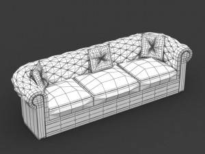 sofa 02 Modèle 3D