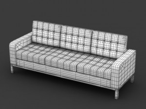 sofa 04 3D-Modell