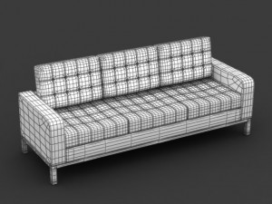 sofa 04 3D-Modell