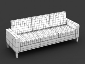 sofa 04 3D-Modell