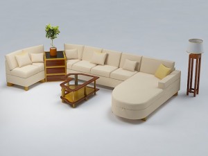 living room furniture 3D Model