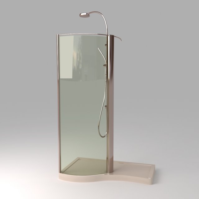 devon shower stall photoreal Modelo 3D .c4d .max .obj .3ds .fbx .stl .blend 