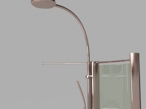devon shower stall photoreal Modelo 3D
