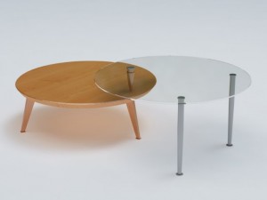 round end cocktail table Modello 3D