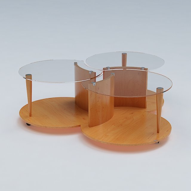 treble table 3Dモデル .c4d .max .obj .3ds .fbx .stl .blend 