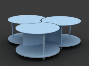 treble table 3Dモデル