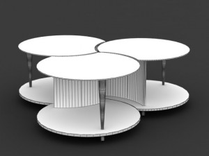 treble table 3Dモデル