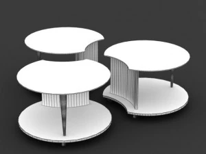 mesa de agudos Modelo 3D
