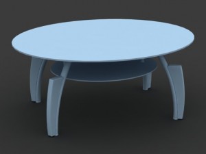 center table 01 3D 모델