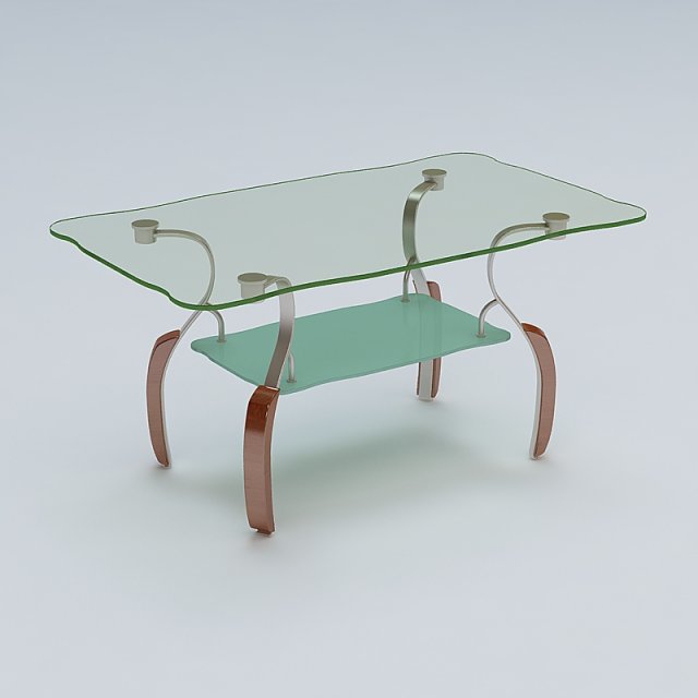 center table 02 3D Model .c4d .max .obj .3ds .fbx .stl .blend 